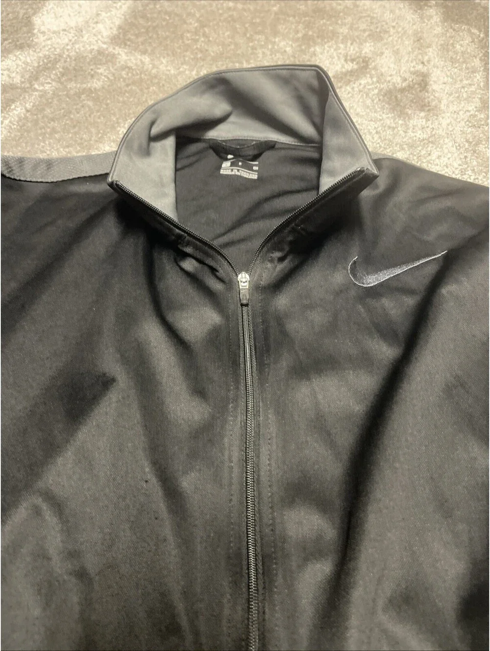 nike pullover jacket black small
